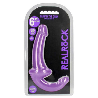 RealRock Strapless Glow-In-The-Dark 6" Strap-On