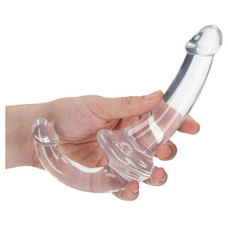 RealRock Crystal Clear 6" Strapless Strap-On