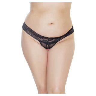 Coquette Risky Business Crotchless Thong