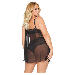 Coquette Sheer Temptation Mesh Chemise