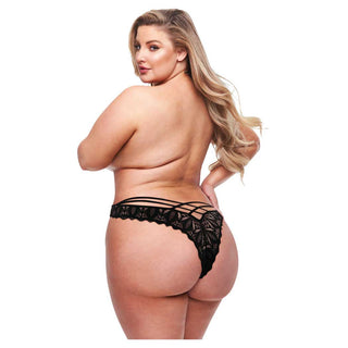 Baci Crotchless Strappy Brazilian Bikini Panty