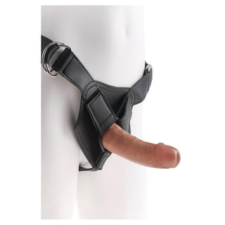 King Cock Strap-On Harness with 6" Cock
