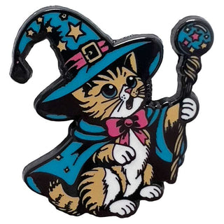 Strike Gently Co Mage Cat Enamel Pin