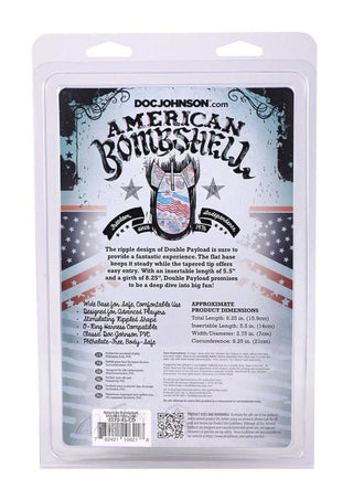 American Bombshell Double Payload Anal Plug