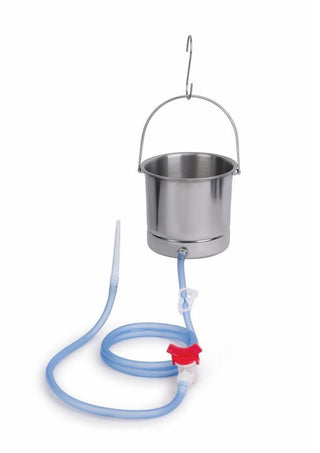 Aquaclean Stainless Steel Bucket Mate Set with Interchangeable Nozzle - 8 Piece