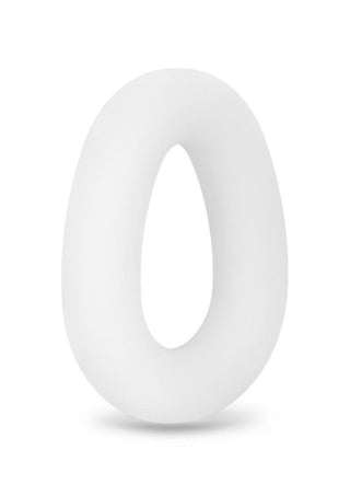 B-Vibe Flex Ring Loop Silicone Cock Ring - Clear