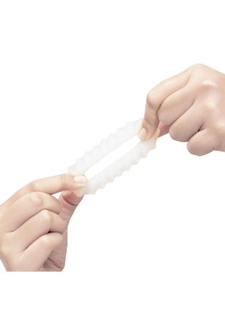 B-Vibe Flex Ring Ripple Silicone Cock Ring