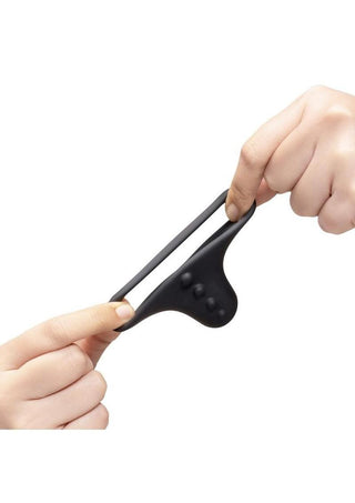 B-Vibe Flex Ring Shaft Silicone Cock Ring and Ball Stretcher