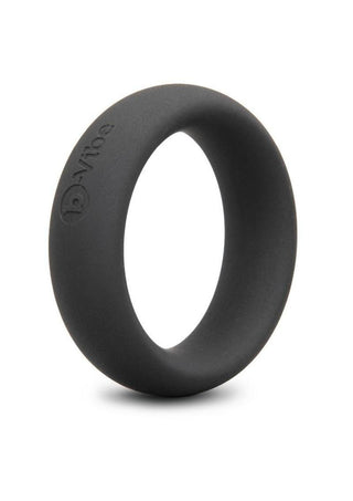 B-Vibe Snug Ring Silicone Cock Ring - Black - 45mm