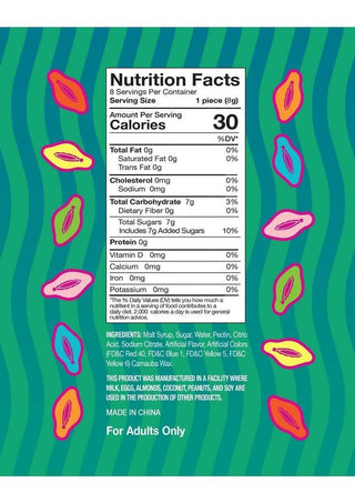 Bag Of Cunts Sour Candy Gummies