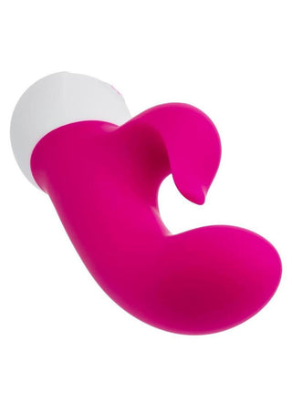 Basic Essentials Rechargeable Dual Pleaser Rechargeable Silicone Vibrator