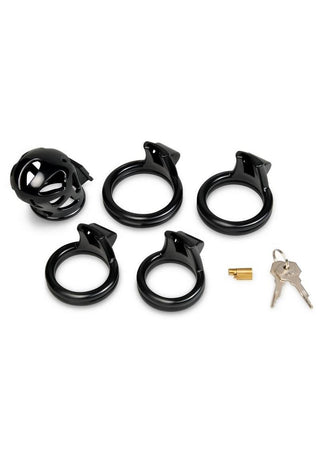 Blueline Prisoner Cock Cage - Black - 2in