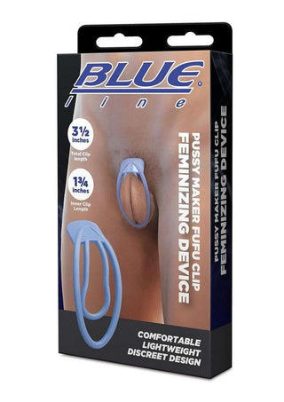 Blueline Pussy Maker Fufu Clip Feminizing Device - Blue