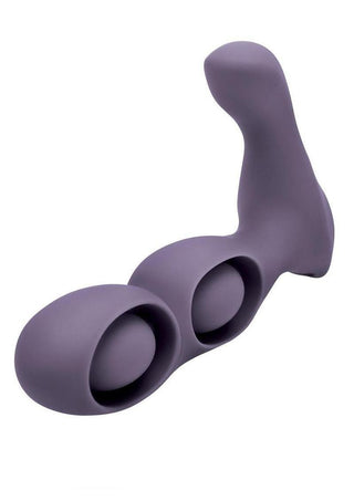Bodywand Triple Play Tri-Pulse P-Spot Vibe Rechargeable Silicone Dual-Stim Prostate Vibrator
