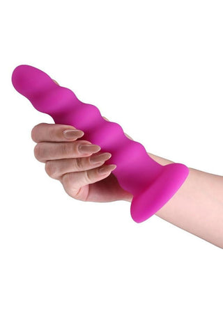 Colours Twist Silicone Dildo with Suction Cup