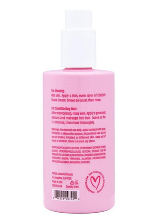 Coochy Shave Cream Frosted Cake