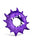 Purple/White