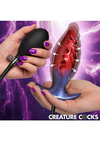 Creature Cocks Anal Invader Inflatable Silicone Anal Plug