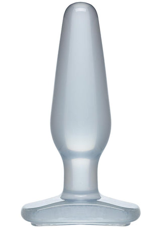 Crystal Jellies Butt Plug - Clear - Medium