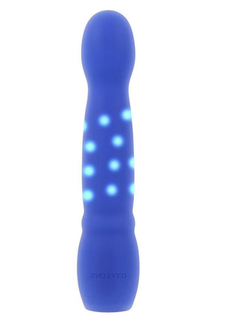 Disco Diva Rechargeable Silicone Vibrator - Blue