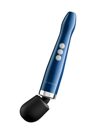 Doxy Die Cast 3 Rechargeable Compact Cordless Body Wand - Blue