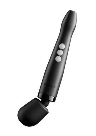 Doxy Die Cast 3 Rechargeable Compact Cordless Body Wand - Matte Black