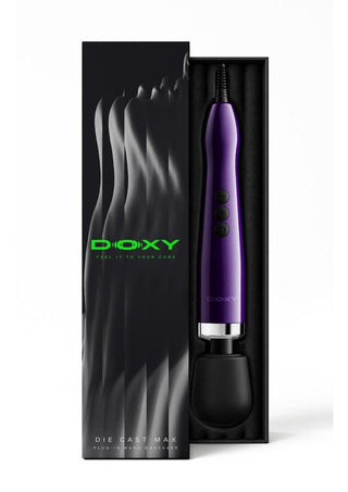 Doxy Die Cast Max Plug-In Body Wand - Purple