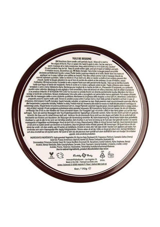 Earthly Body Hemp Seed 3-In-1 Massage Candle - Yule Be Begging - 6oz
