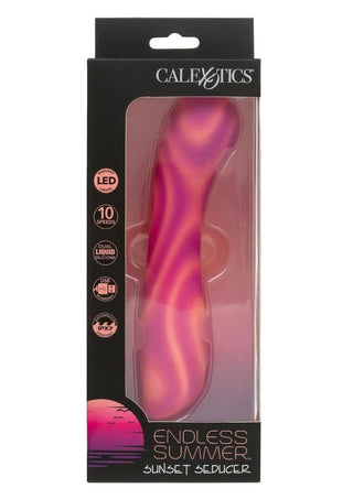 Endless Summer Sunset Seducer Light-Up Rechargeable Silicone Massager - Pink