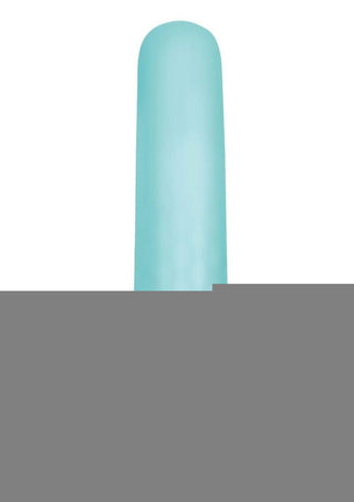 Exciter Travel Vibe Rechargeable Silicone Vibrator - Aqua/Green