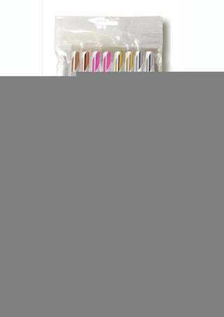 Glitterati Penis Party Tall Celebration Straws - Assorted Colors - 8 Pack