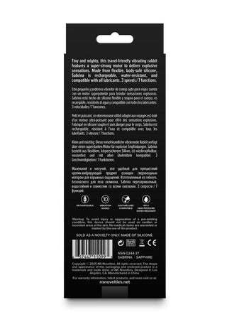 Gold-N-Dreams Sabrina Rechargeable Silicone Rabbit Vibrator