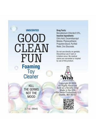 Good Clean Fun Foaming Toy Cleaner 2.75oz - Unscented