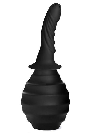 Good Clean Fun Silicone Phallic Douche - Black