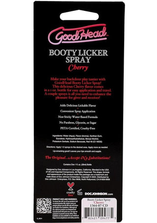 Goodhead Booty Licker Spray - Cherry