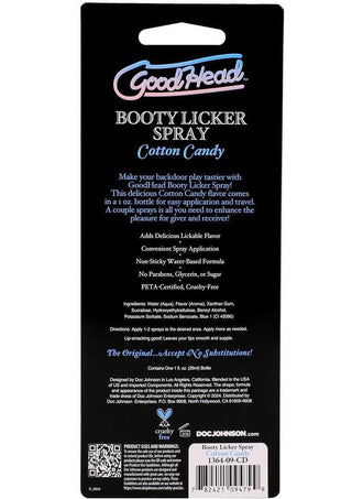 Goodhead Booty Licker Spray - Cotton Candy