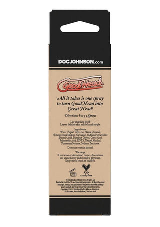 Goodhead Juicy Head Cocktails Dry Mouth Spray Boxed 2oz - Strawberries and Champagne