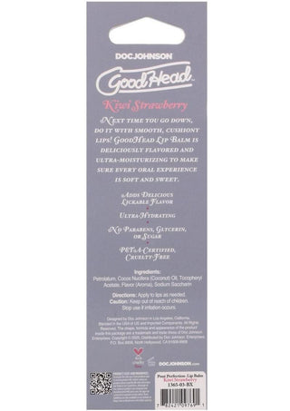 Goodhead Pout Perfection Lip Balm .50oz - Kiwi Strawberry