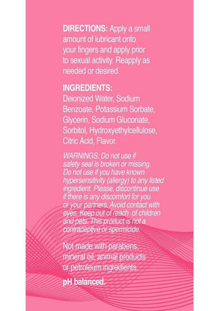 Holiday Lube Holiday Cobbler Water Based Lubricant 2oz - Passion Fruit