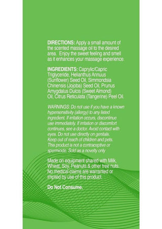 Holiday Massage Oil Yuletide Zest - 4oz
