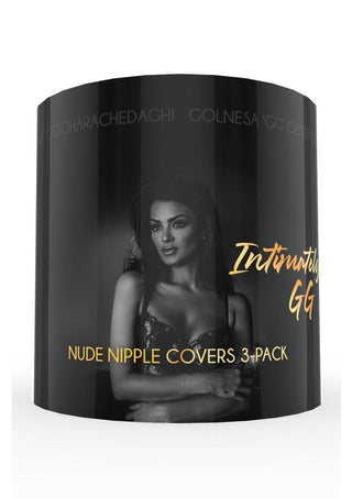 Intimately Gg Silicone Nipple Cover - Nude - 3 Pack