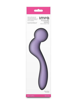 Inya Pleasure Wand Rechargeable Silicone Dual End Vibrator