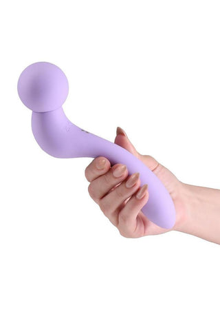 Inya Pleasure Wand Rechargeable Silicone Dual End Vibrator