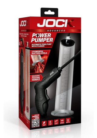 Jock Power Pumper Automatic Penis Pump with Cylinder