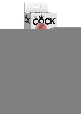 King Cock Vibrating Realistic Dildo Waterproof - Vanilla - 10in