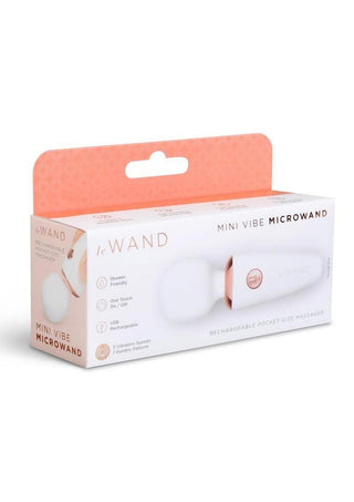 Le Wand Mini Vibe Silicone Micro Wand - White