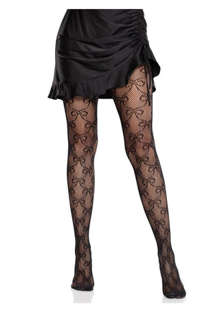 Leg Avenue Bow Net Tights