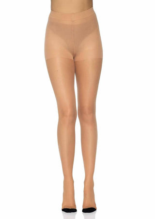 Leg Avenue Spandex Sheer Cuban Heel Backseam Tights - Nude - One Size