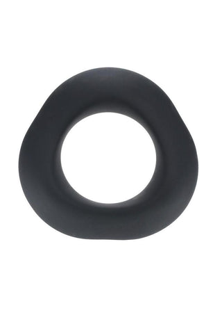 Levelz Ergo Liquid Silicone Cock Ring - Black