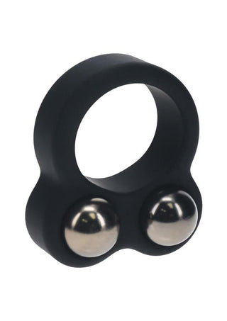 Levelz Liquid Silicone Double Weighted Ball Cock Ring